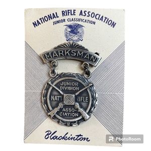 National Rifle Association junior classification Marksman pin